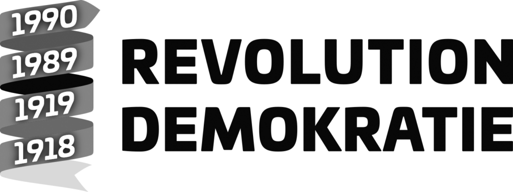 Logo Revolution und Demokratie